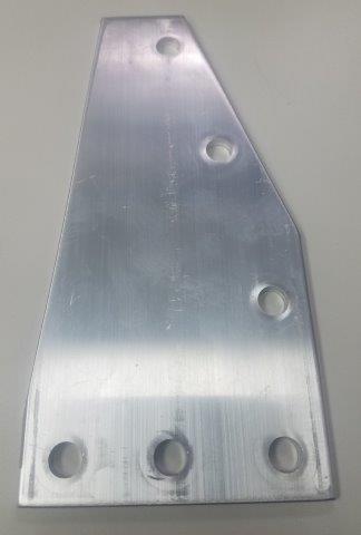 3/16 X 4 X 8" TOP AND BOTTOM ELBOW PLATE 20 DEGREES (NF) 