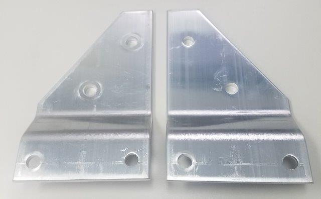 PAIR 3/16 X 4 X 7 1/8 FRONT POST GUSSSET TO TX-1011 (TOP) KAYAK (NF)