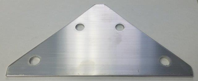 1/8 X 4 X 8 1/2 REAR CROSSMEMBER ANGLE PLATE