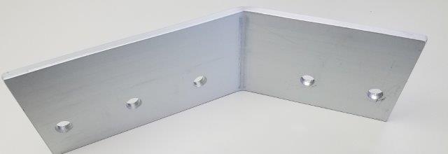1/4 X 3 X 10 1/2 INSIDE ELBOW PLATE (ANODIZED)
