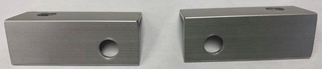 .100 X 1 X 2 X 2 3/4" WHEEL STOP MOUNT ANGLE (LEFT AND RIGHT)