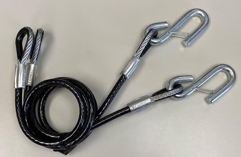 CLASS III SAFETY HITCH CABLE 4900# (SET OF 2)