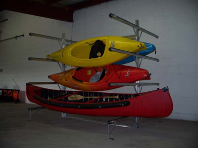 Free Standing 8 Canoe/Kayak Rack (801) 