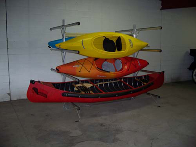 Free Standing 8 Canoe/Kayak Rack (801) 