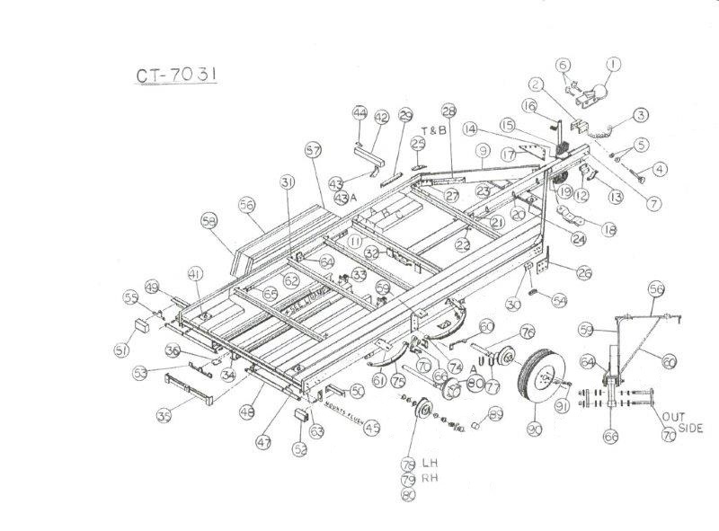 travel trailer parts diagram