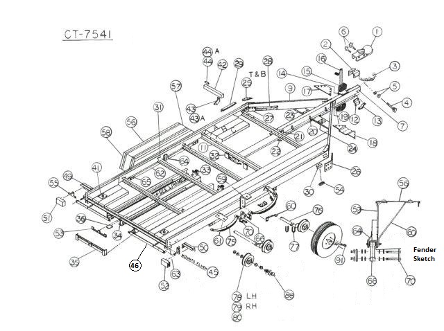 CT-7541 Parts