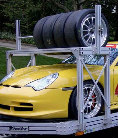 Tire Rack- Includes Two Dead Bolt Locks, Specify Model When Ordering