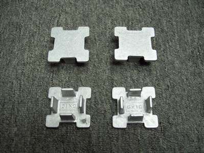 Four Aluminum End Caps Castings For Crossmembers, All Models