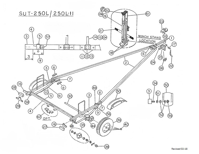 SUT-250L Parts