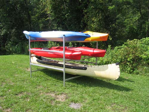 Free Standing 3 Boat Rack (SUT-3BR) 