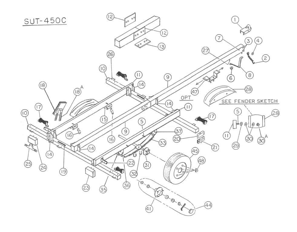 SUT-450C Parts