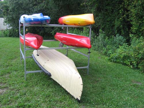 Free Standing 3 Boat Rack (SUT-3BR) 