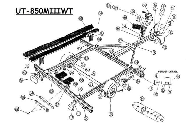 UT-850MIIIWT Parts