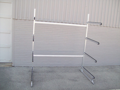 Free Standing Rack for Four Canoes or Kayaks (SUT-4CKR) 